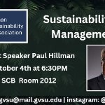 Seidman Sustainability Association - Sustainability in Management on October 4, 2023